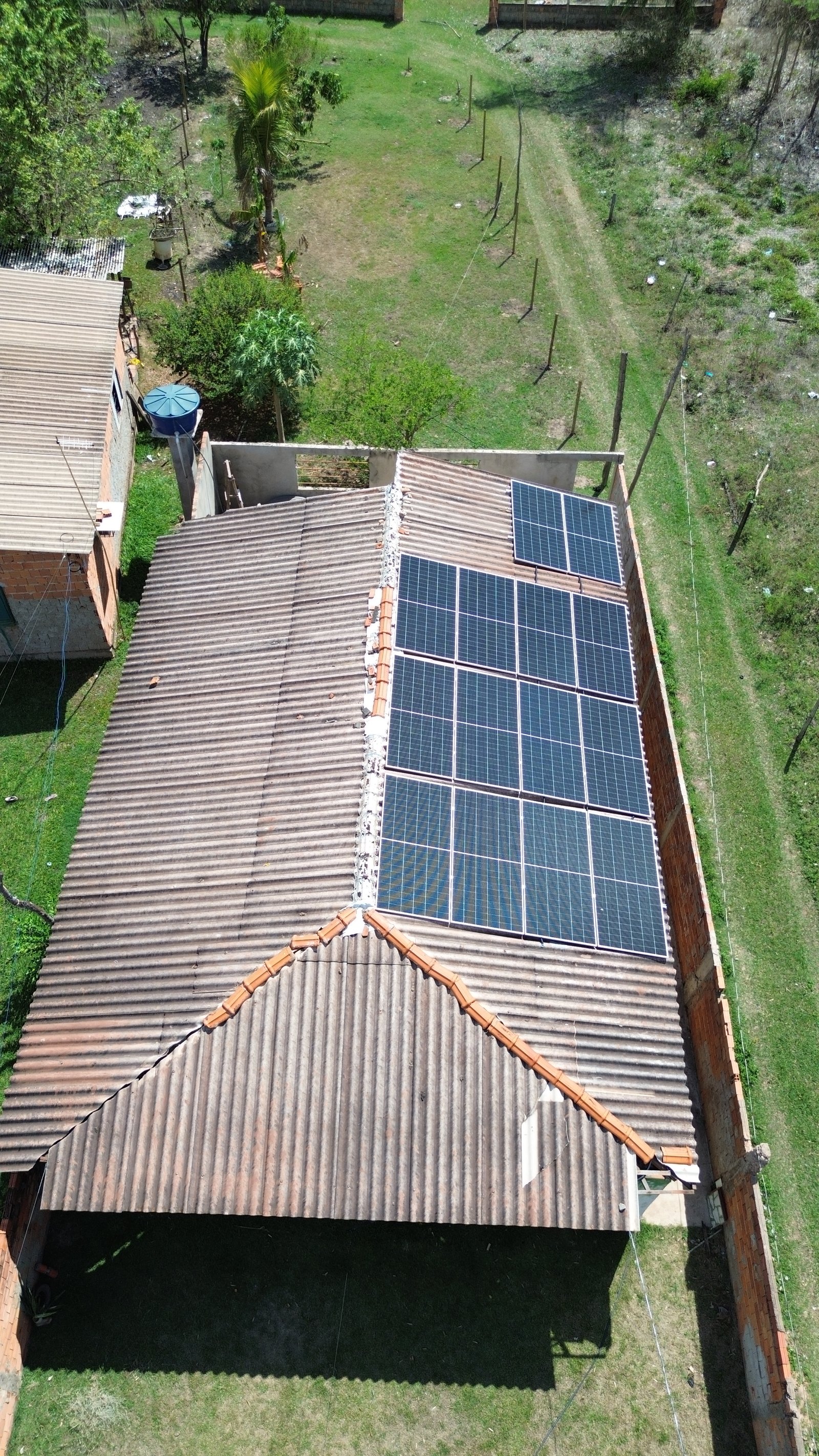 Instalação de energia solar em Várzea Grande - 14 painéis